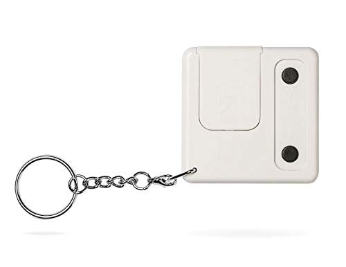 Talking Clock Keychain for Blind - Clear North American English Voice, time and Day of The Week, Alarm, for Visually Impaired, Elderly or Blind