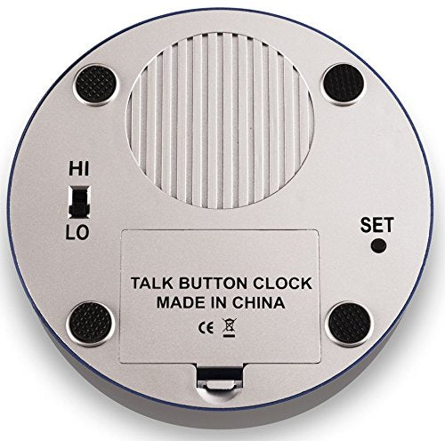 Extra Large Talking Button Clock - for The Blind, Elderly or Visually impaired