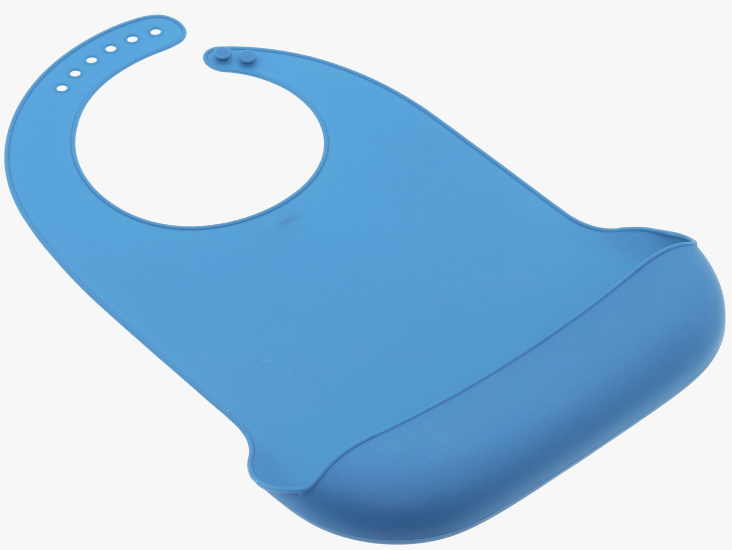 Cirbic Silicon bib for adult, elderly or visually impaired (Blue Small)