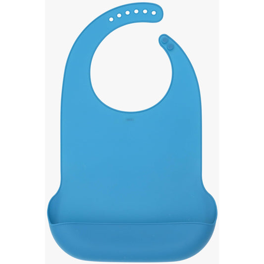 Cirbic Silicon bib for adult, elderly or visually impaired (Blue Small)