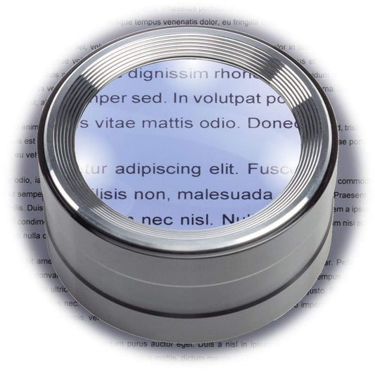 Magnifying Dome Lighted Desktop Magnifier with Bright LED for Reading Books, fine Print, Studying maps, Projects, Coins, Acts as Desk Paperweight, Great for Seniors