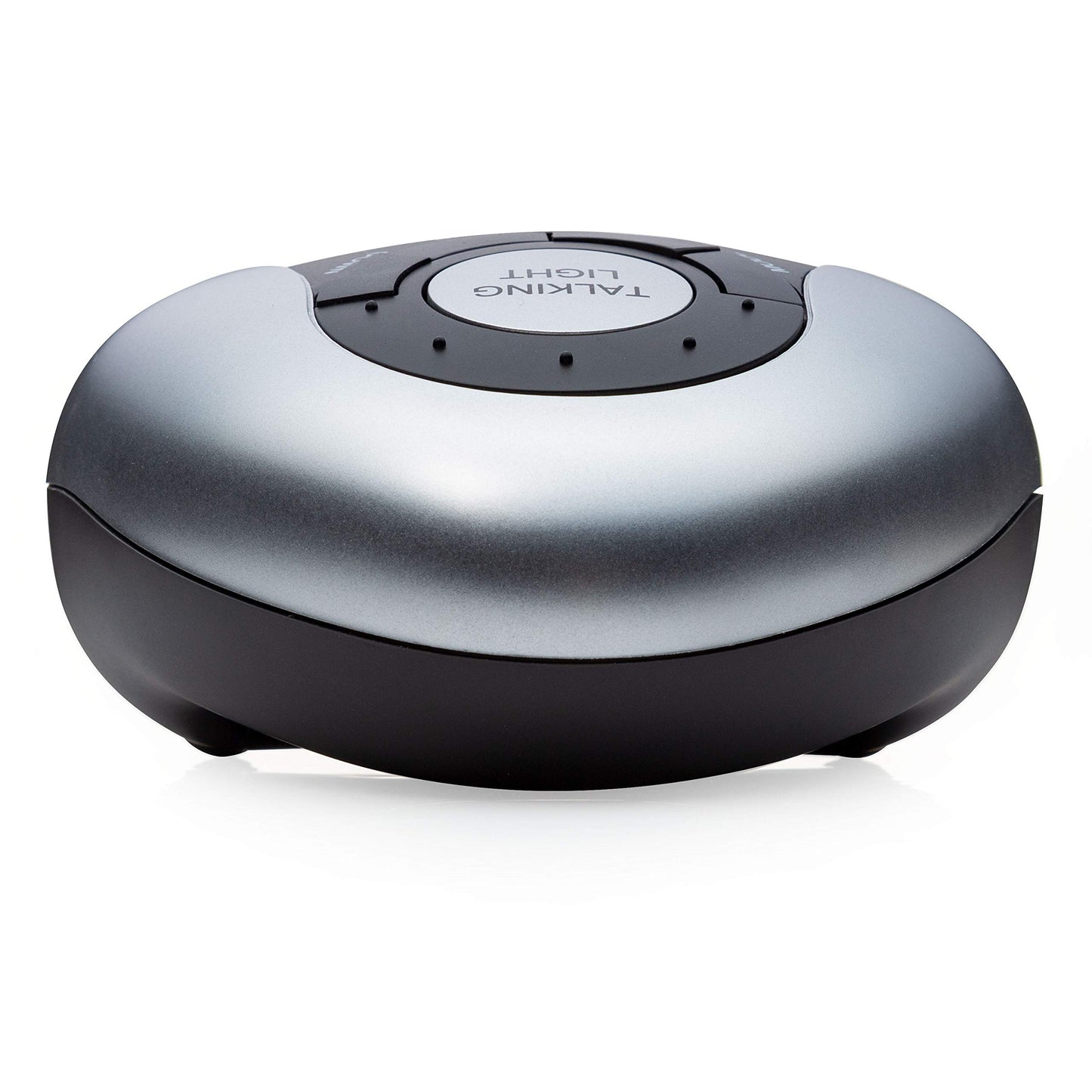 Cirbic Loud Talking Alarm Clock with Time and Temperature - for Low Vision or Blind (Gray)
