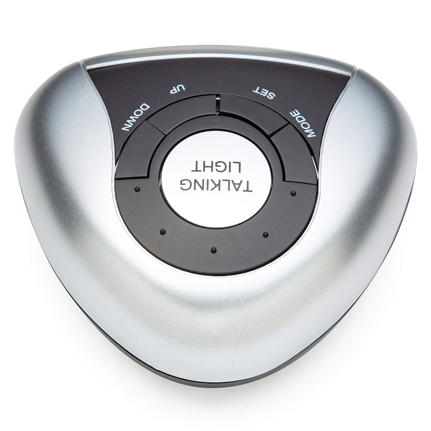 Cirbic Loud Talking Alarm Clock with Time and Temperature - for Low Vision or Blind (Gray)