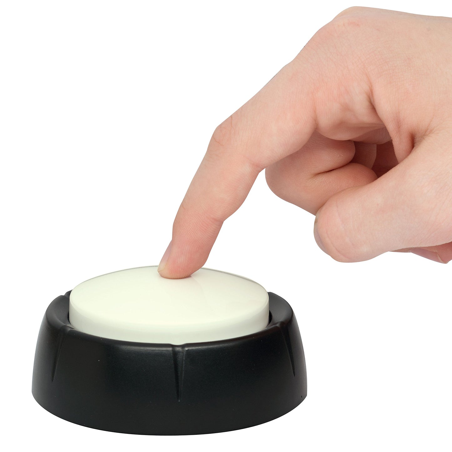 Cirbic Large Talking Alarm Clock for Blind - Announcing Time, Date and Week of Day. Perfect for Visually impaired, Elderly, Hearing aid (White)