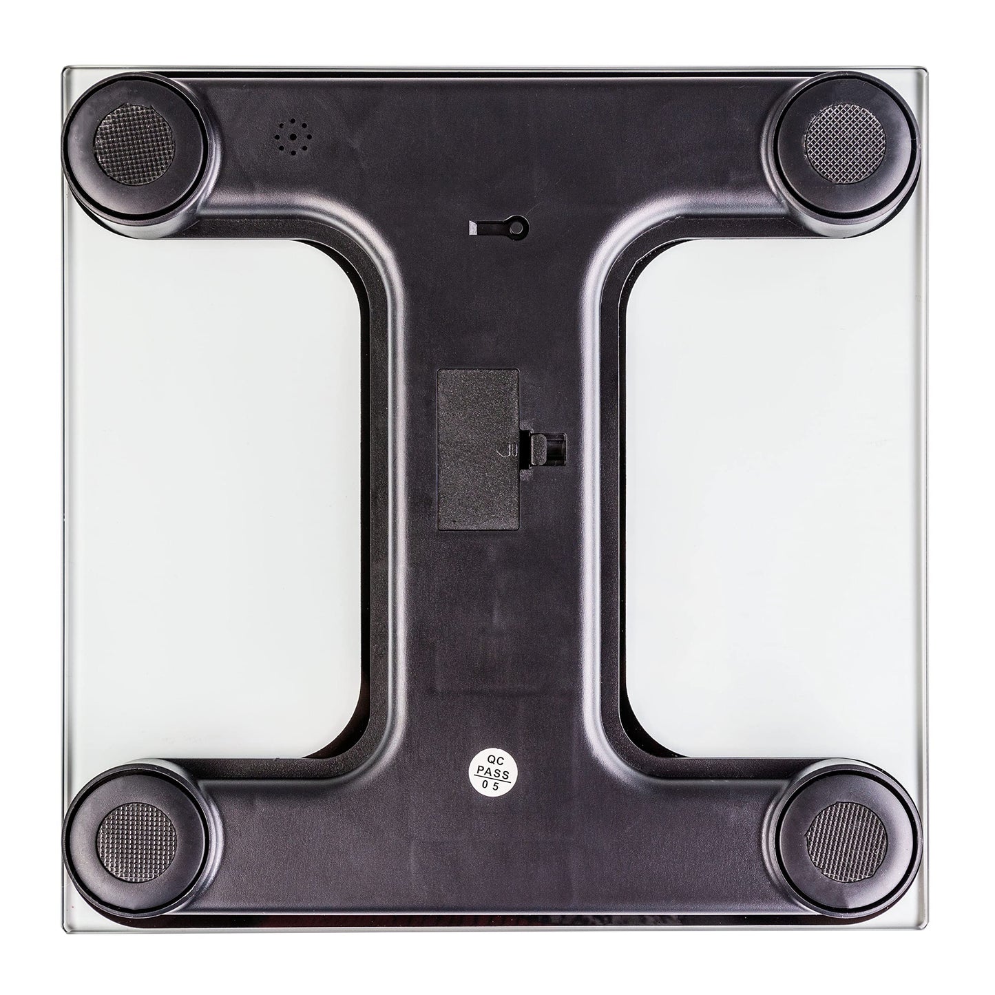 Talking Scales - Large Numbers Stylish Bathroom Scale for Blind, Elderly or Vision impaired (Glass)