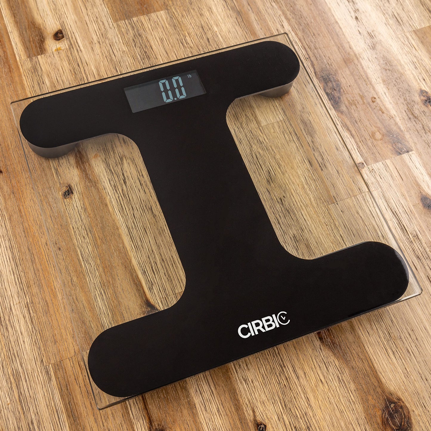Talking Scales - Large Numbers Stylish Bathroom Scale for Blind, Elderly or Vision impaired (Glass)