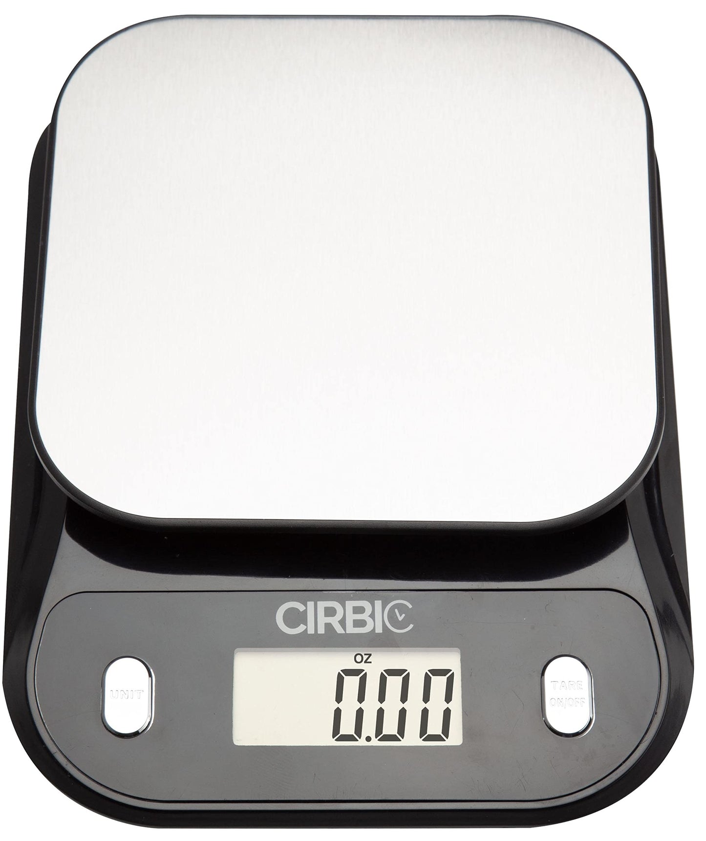 Talking Kitchen Scales - Big Numbers with Clear Loud Voice North American Accent (Black)