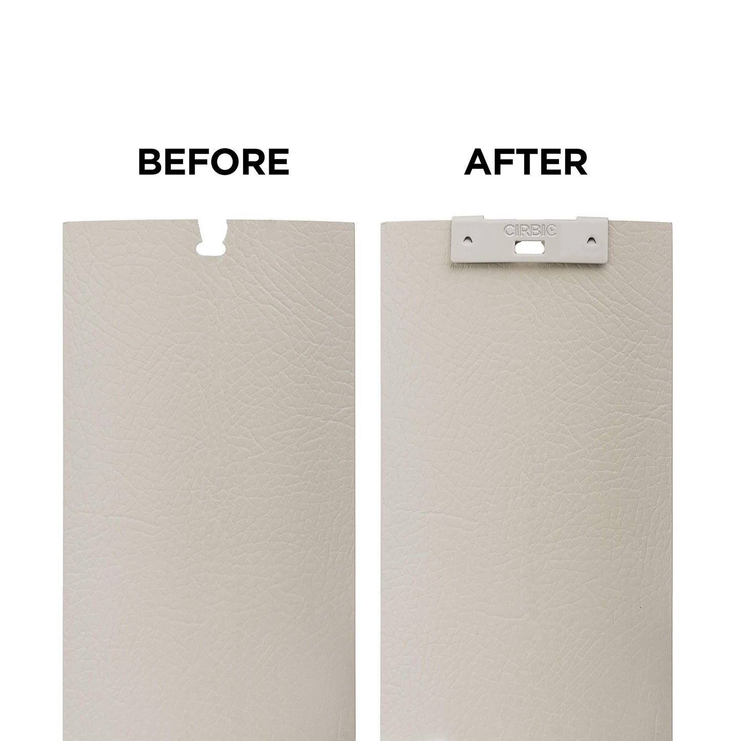 10 Vertical Blind Vane Repair Clips (10, Ivory)