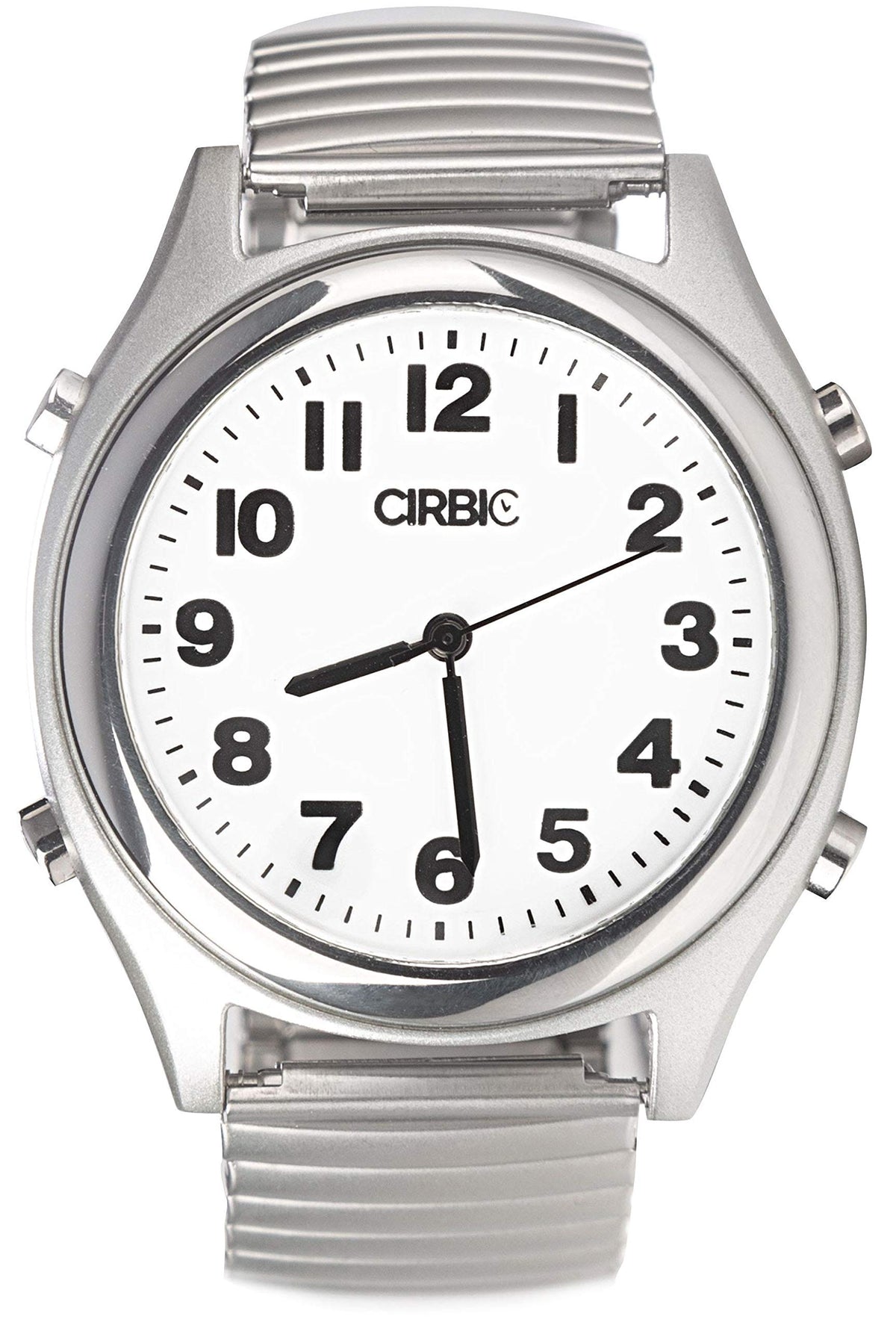 Cirbic English Talking Watch with Large Numbers and Expandable Strap,