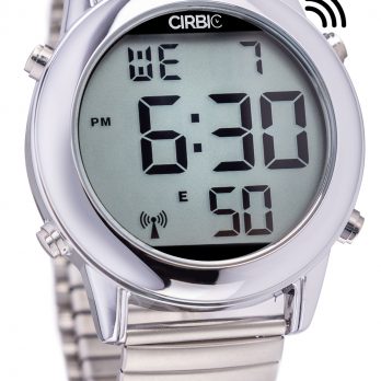 Cirbic Large, Clear English Voice Digital Talking Watch for The Blind, Visually impaired or Elderly.